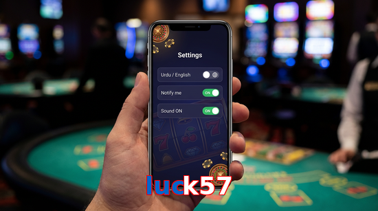 Game list for Luck57 app section