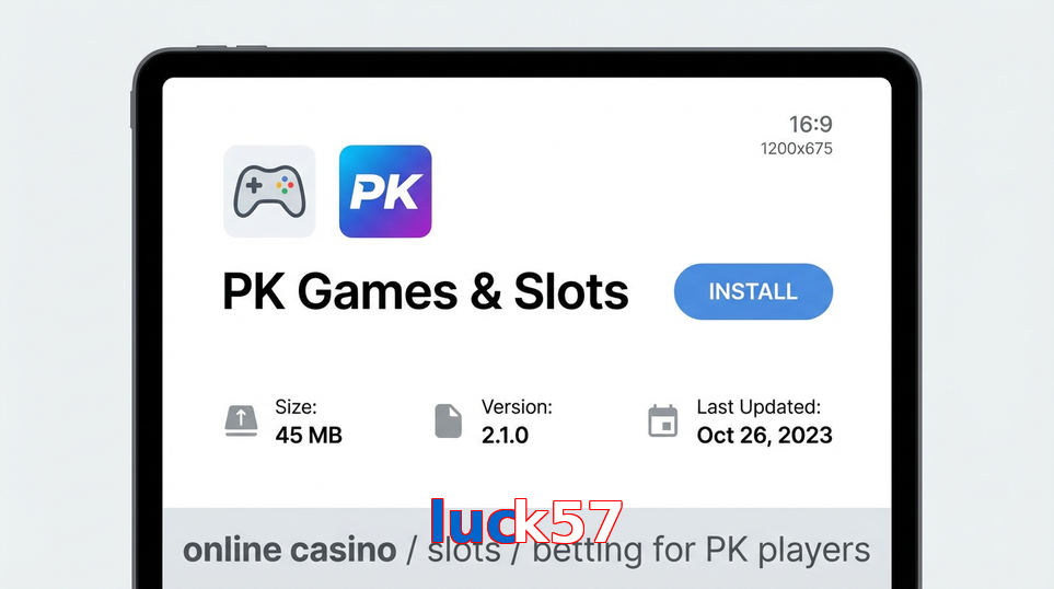 Game list for Luck57 gameapk section