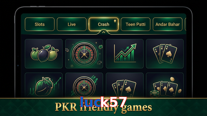 Game list for Luck57 games section