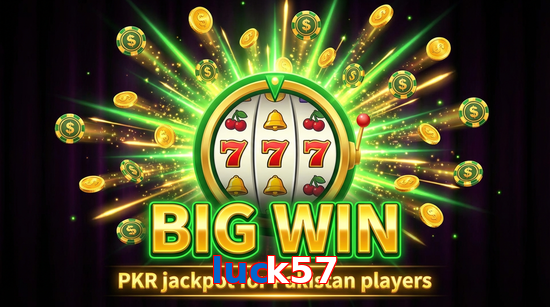 Big win animation on Luck57 slot game