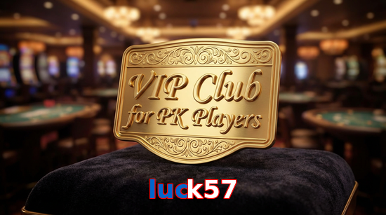 Main screen of Luck57 vip page for PK players